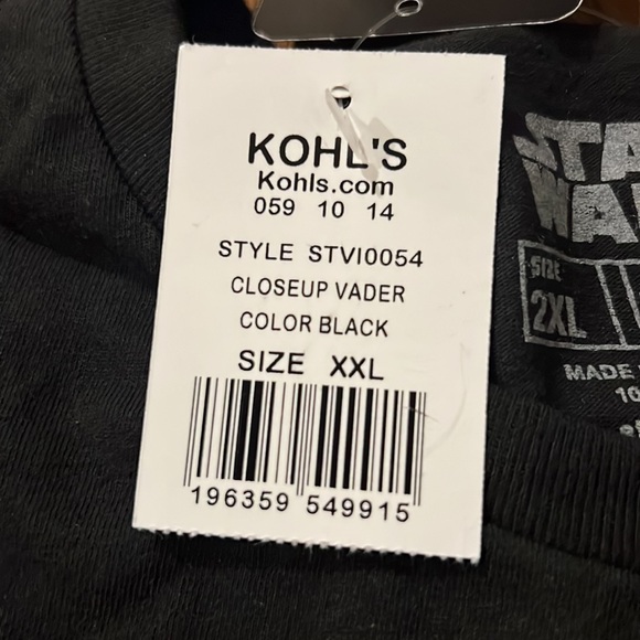 Star Wars Visions Samurai Darth Vader Black Adult Shirt NWT - Picture 6 of 6